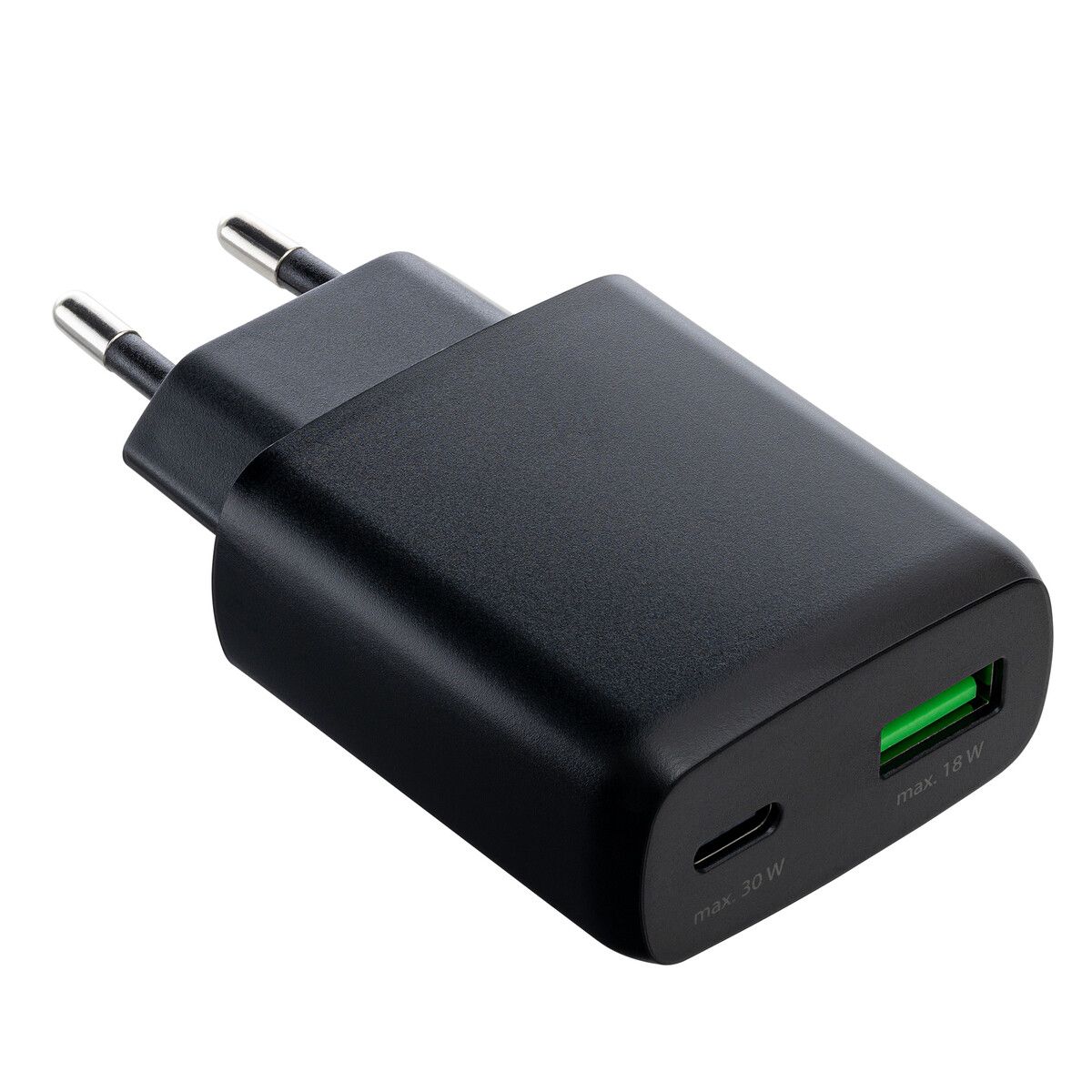USB Ladegerät GaN 2-Port TOMARES - schwarz-993