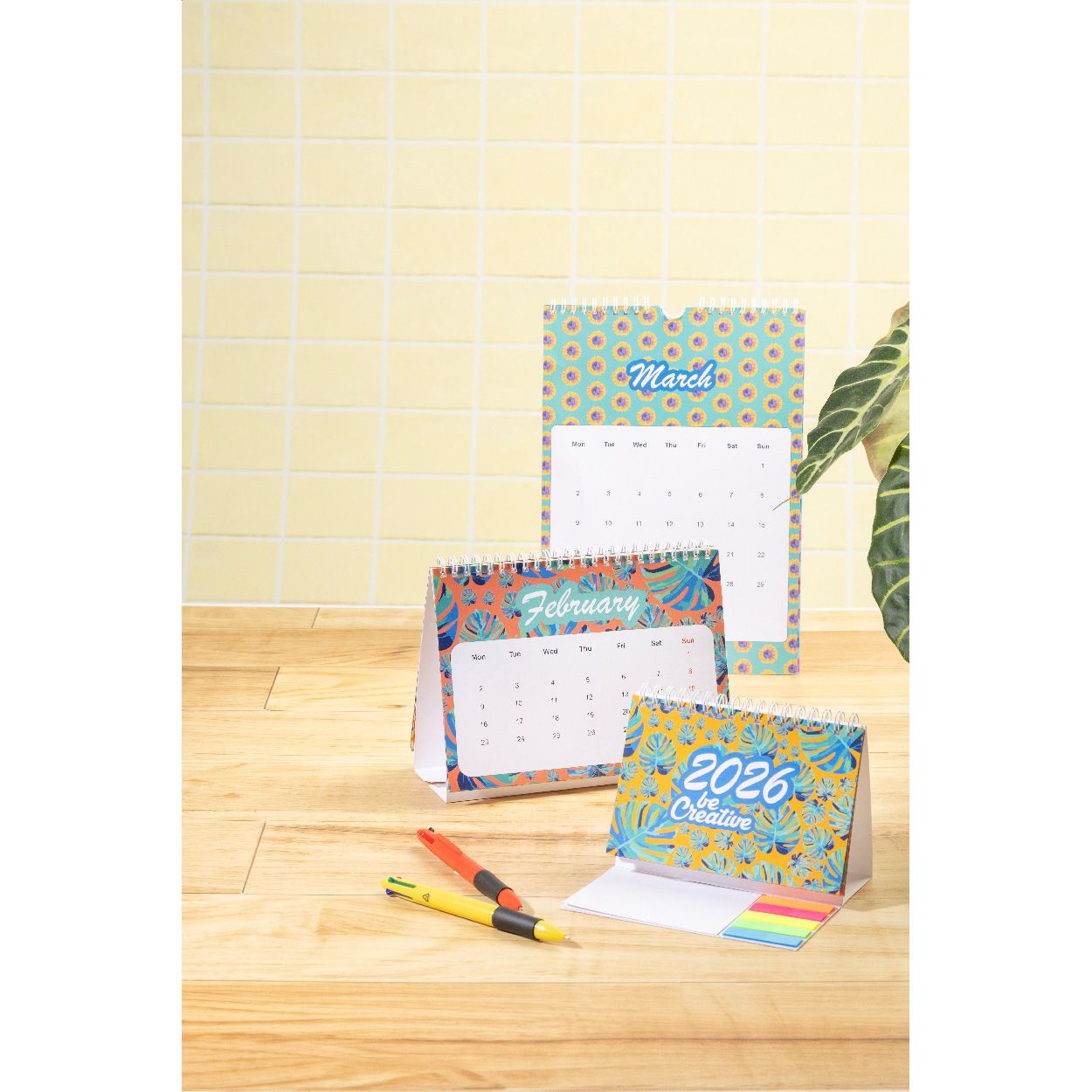 CreaDate Combo Individueller Tischkalender - weiß-250