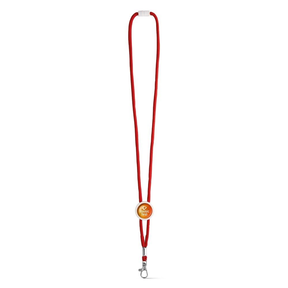 WEAVE Lanyard aus Polyester - schwarz-516