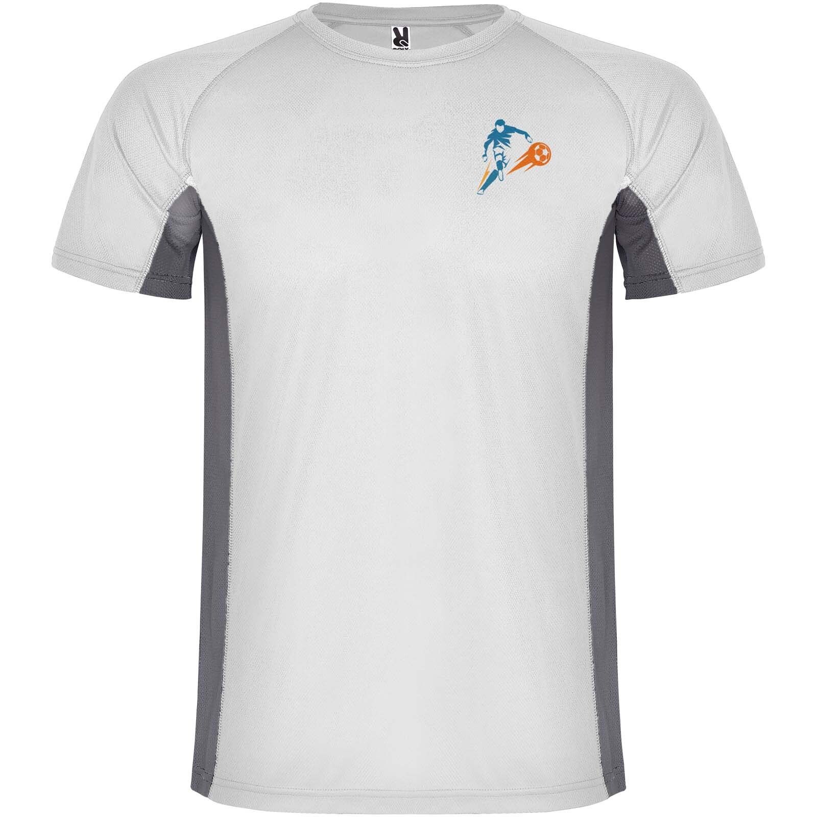 Shanghai Sport T-Shirt für Herren - weiss -  dunkelblei - 2XL-484