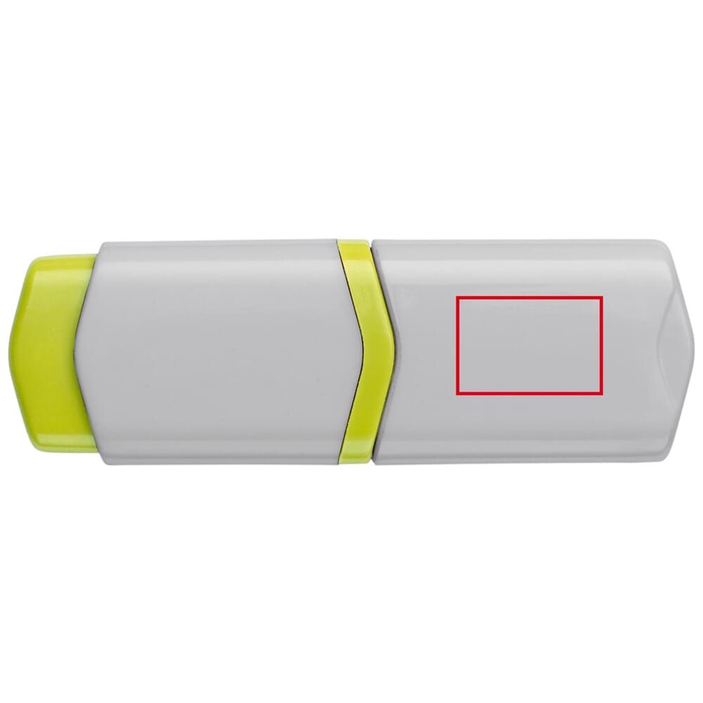 Veredelungsposition textmarker gelb auf der Kappe