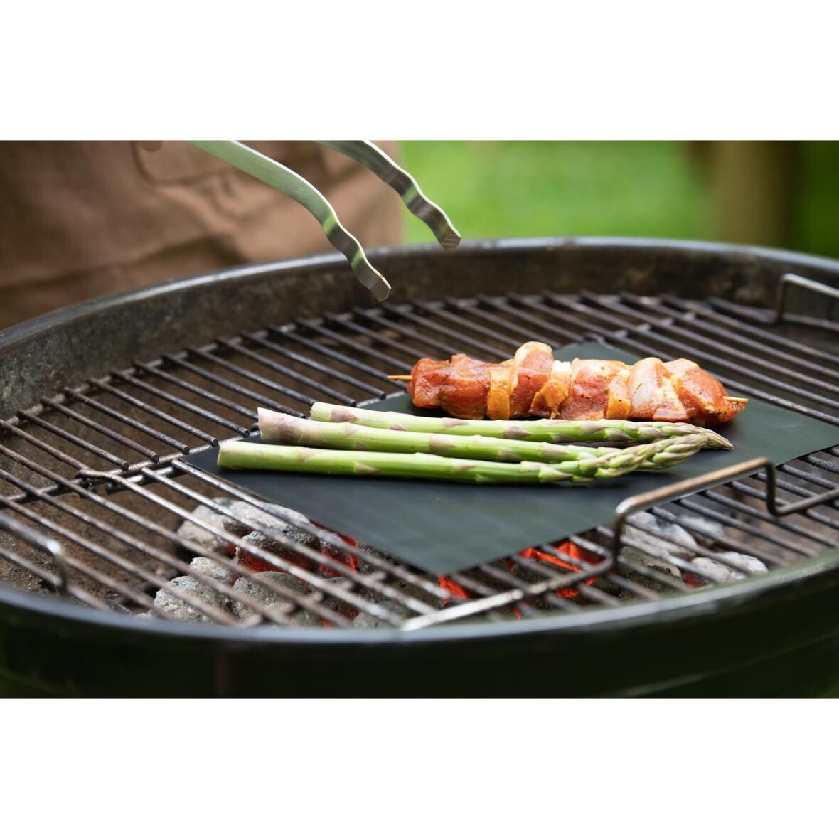 Grillmatte BBQ, 2er Set - schwarz-944