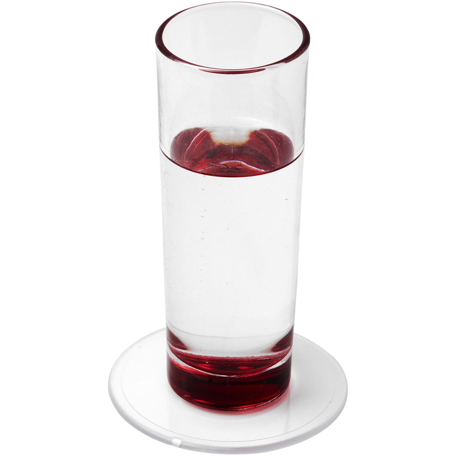 Renzo runder Kunststoffuntersetzer - transparent klar-38
