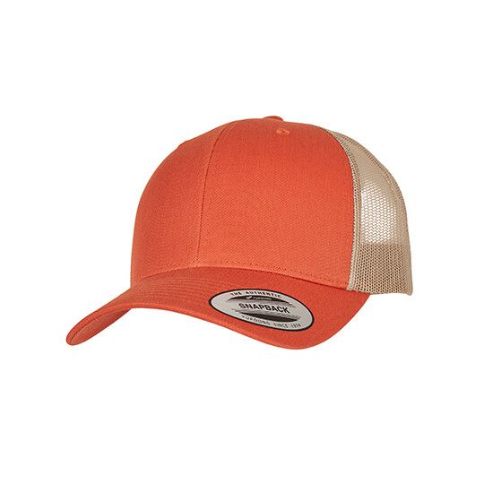 Retro Trucker 2-Tone - rustic orange - khaki-748