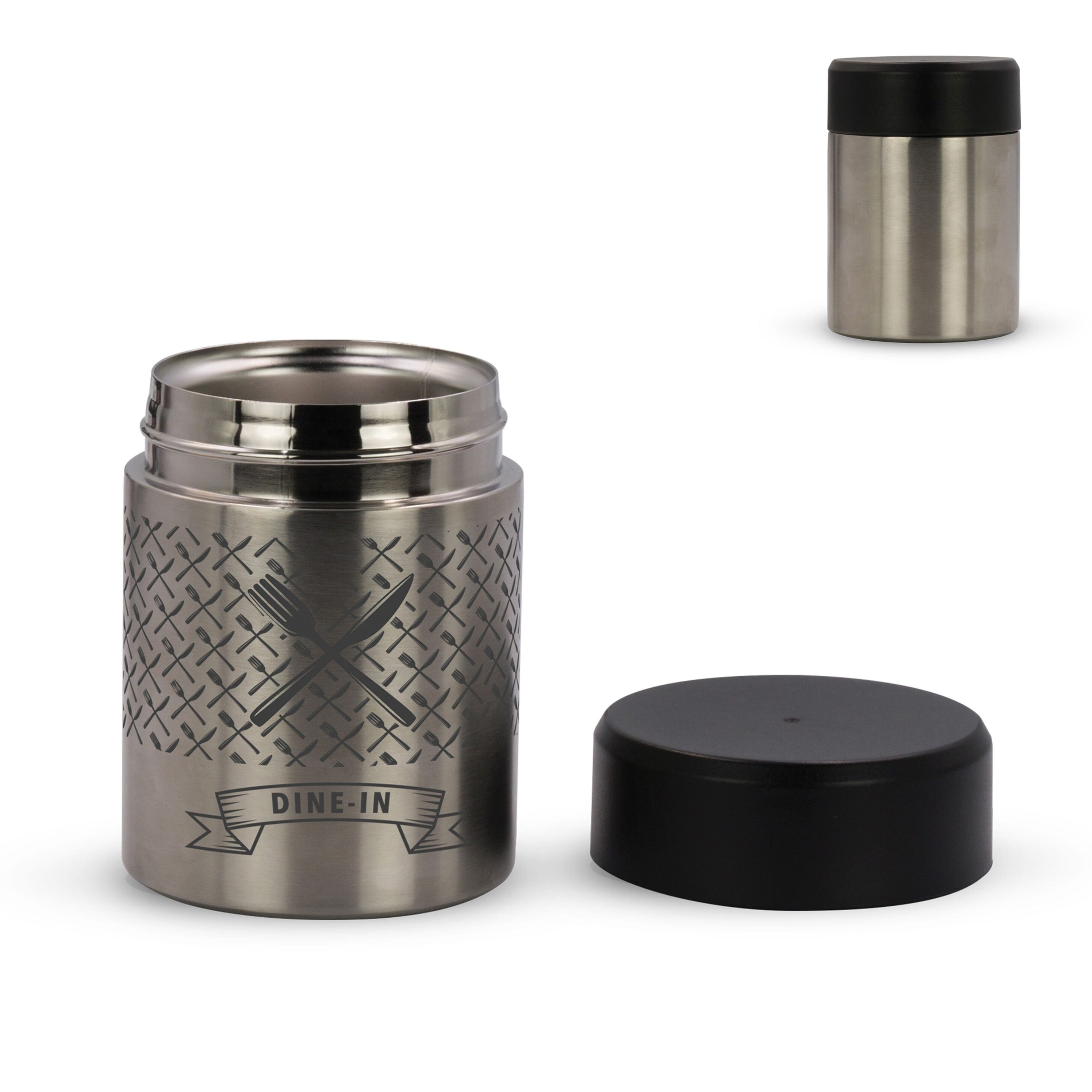 Isolier Lunchbecher - silber-407