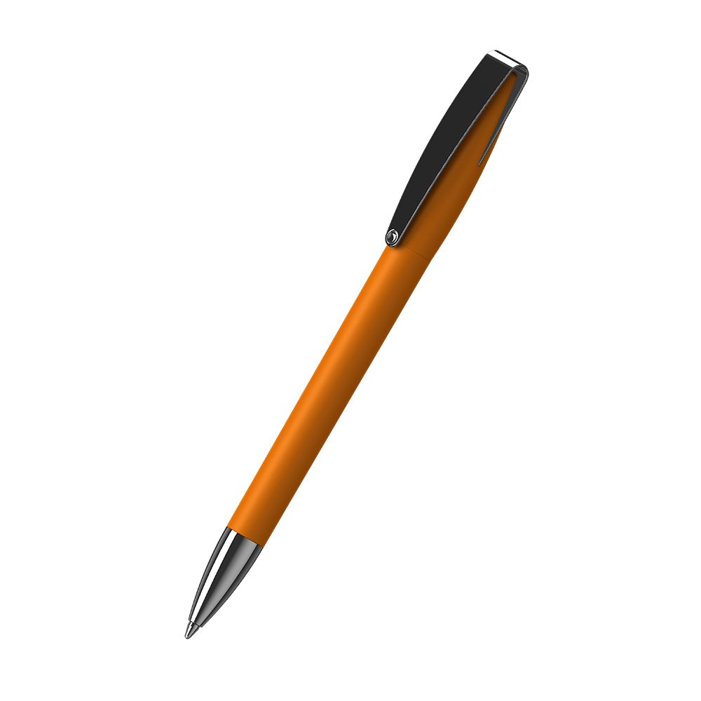 Drehkugelschreiber Cobra softtouch MMn - softtouch hellorange-718