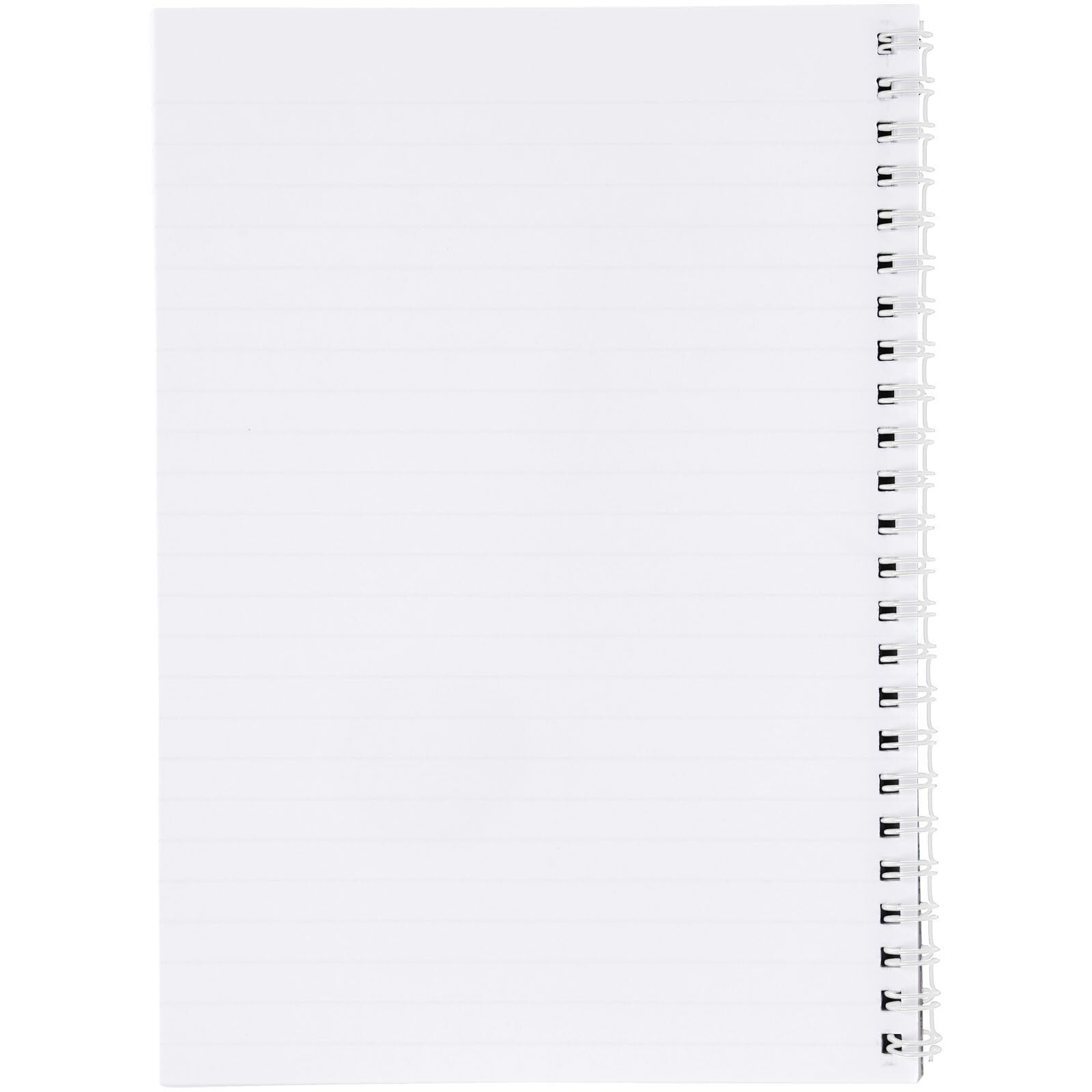 Desk-Mate A4 Notizbuch mit Kunststoff Cover und Spiralbindung - weiss-23