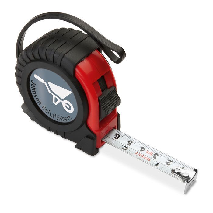 Rollbandmaß 5m MIA - rot-214