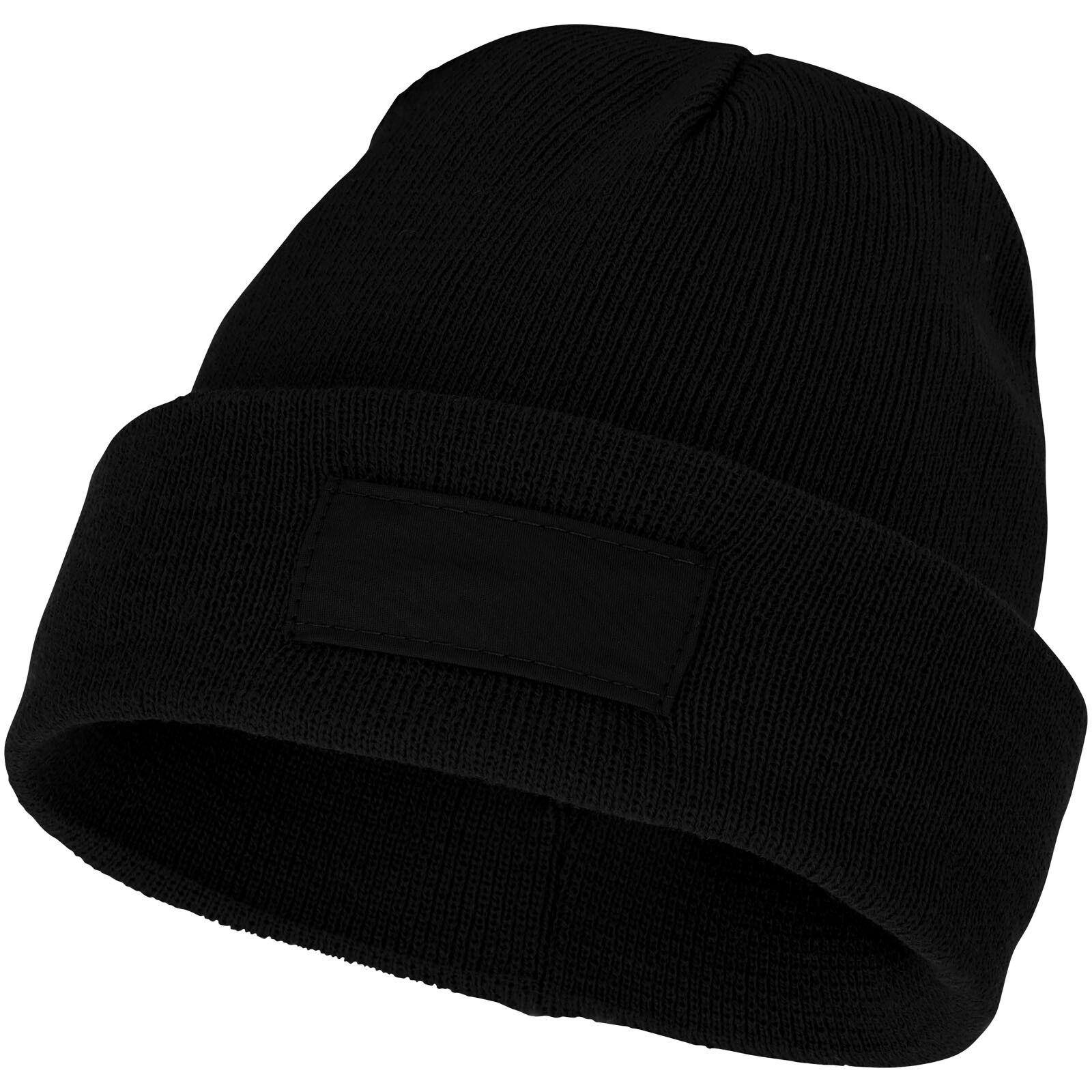 Boreas Mütze mit Aufnäher - schwarz - 0-618