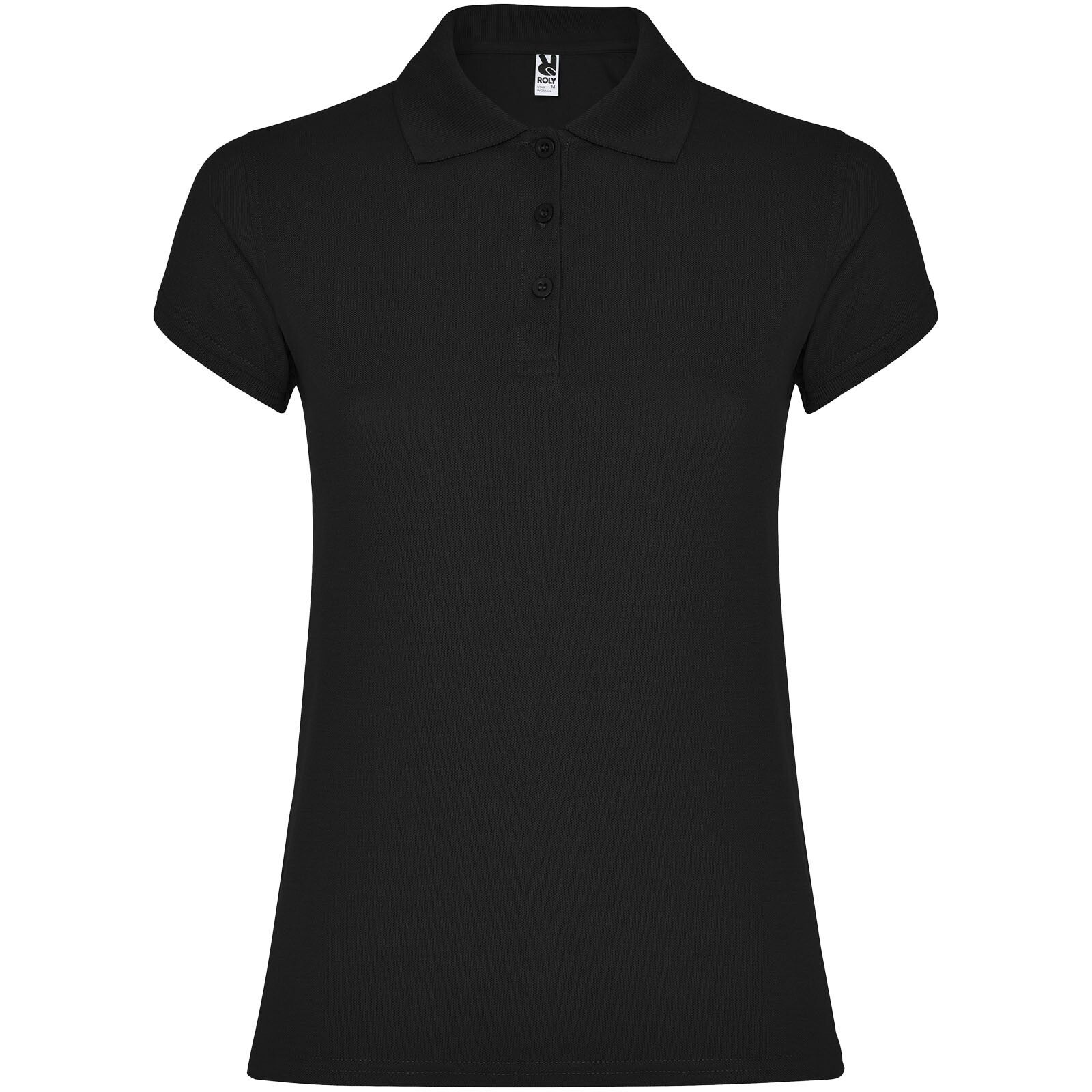 Star Poloshirt für Damen - schwarz - S-541