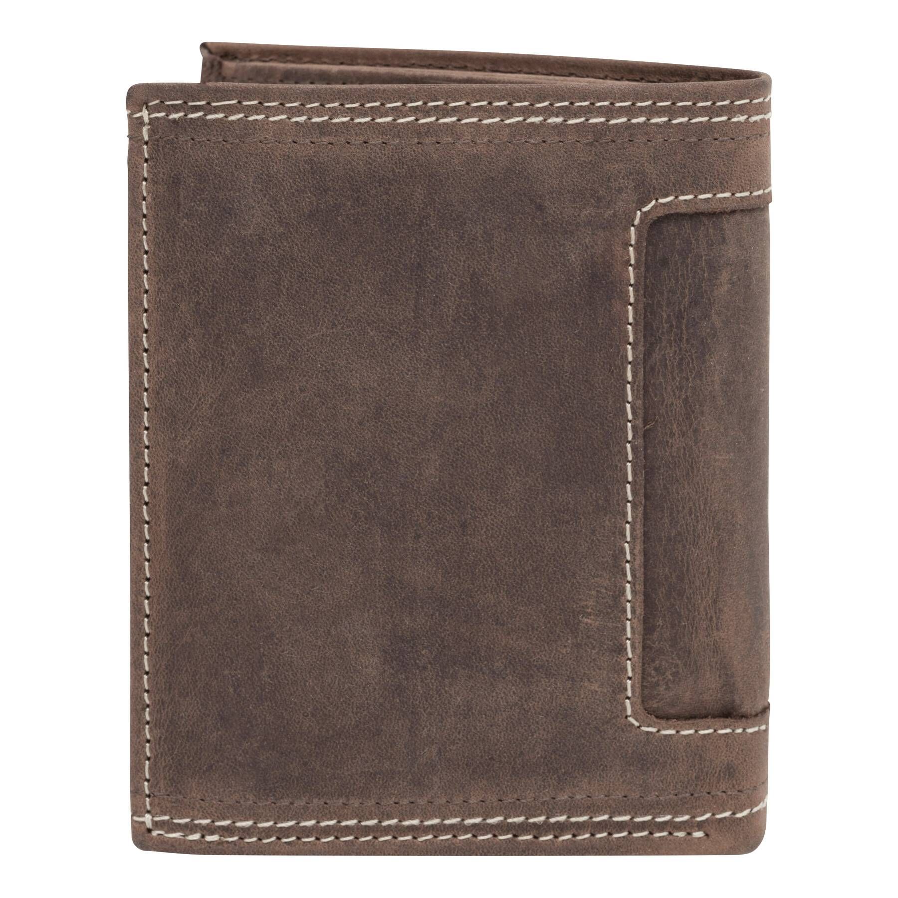 Echtleder-Geldbörse WILD STYLE II - braun-926