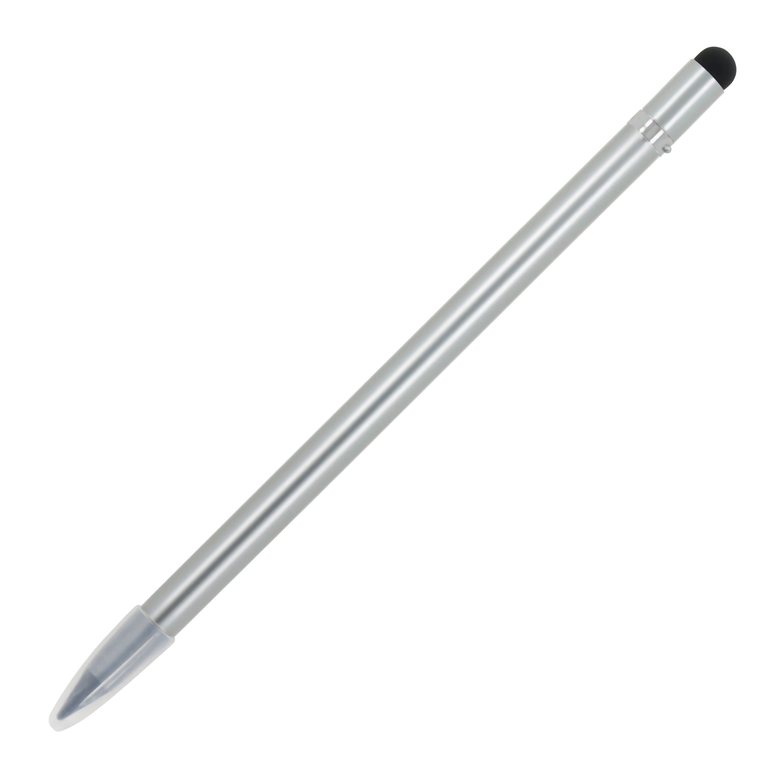 Langlebiger Aluminiumbleistift mit Radiergummi - silber-289