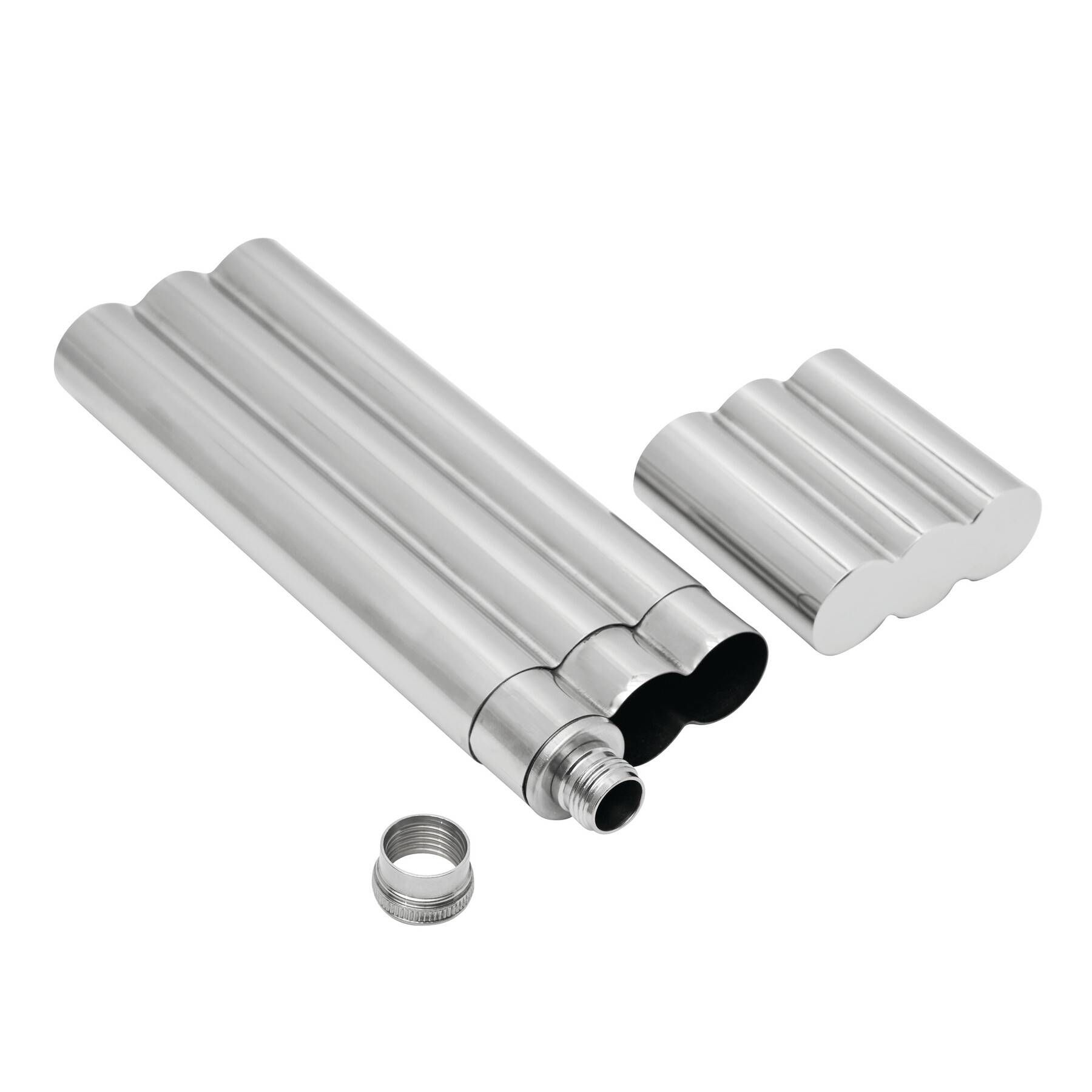 Flachmann CIGAR STYLE - silber-76