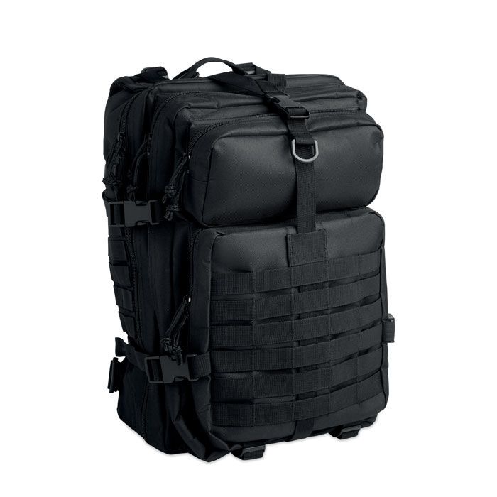 Outdoor-Rucksack 600D RPET CARRYCONFI - schwarz-468