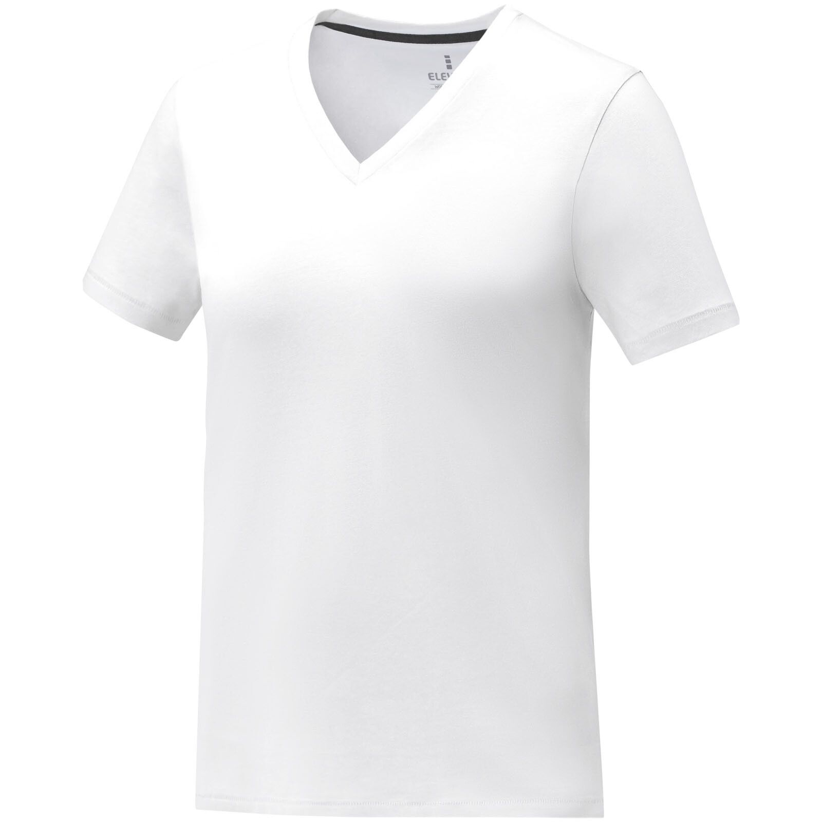 Somoto T-Shirt mit V-Ausschnitt für Damen - weiss - XL-547