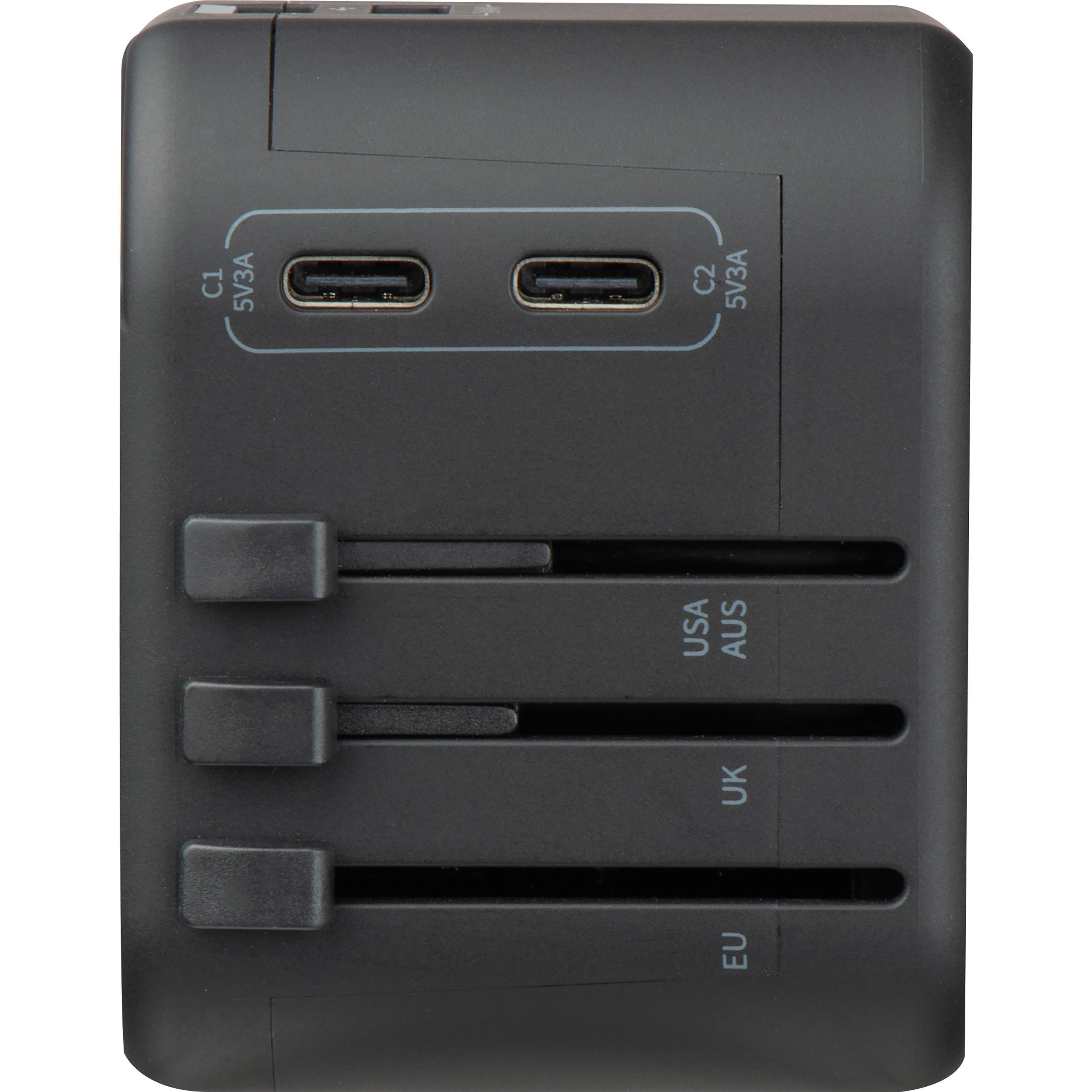 Reiseadapter Maracena - schwarz-149