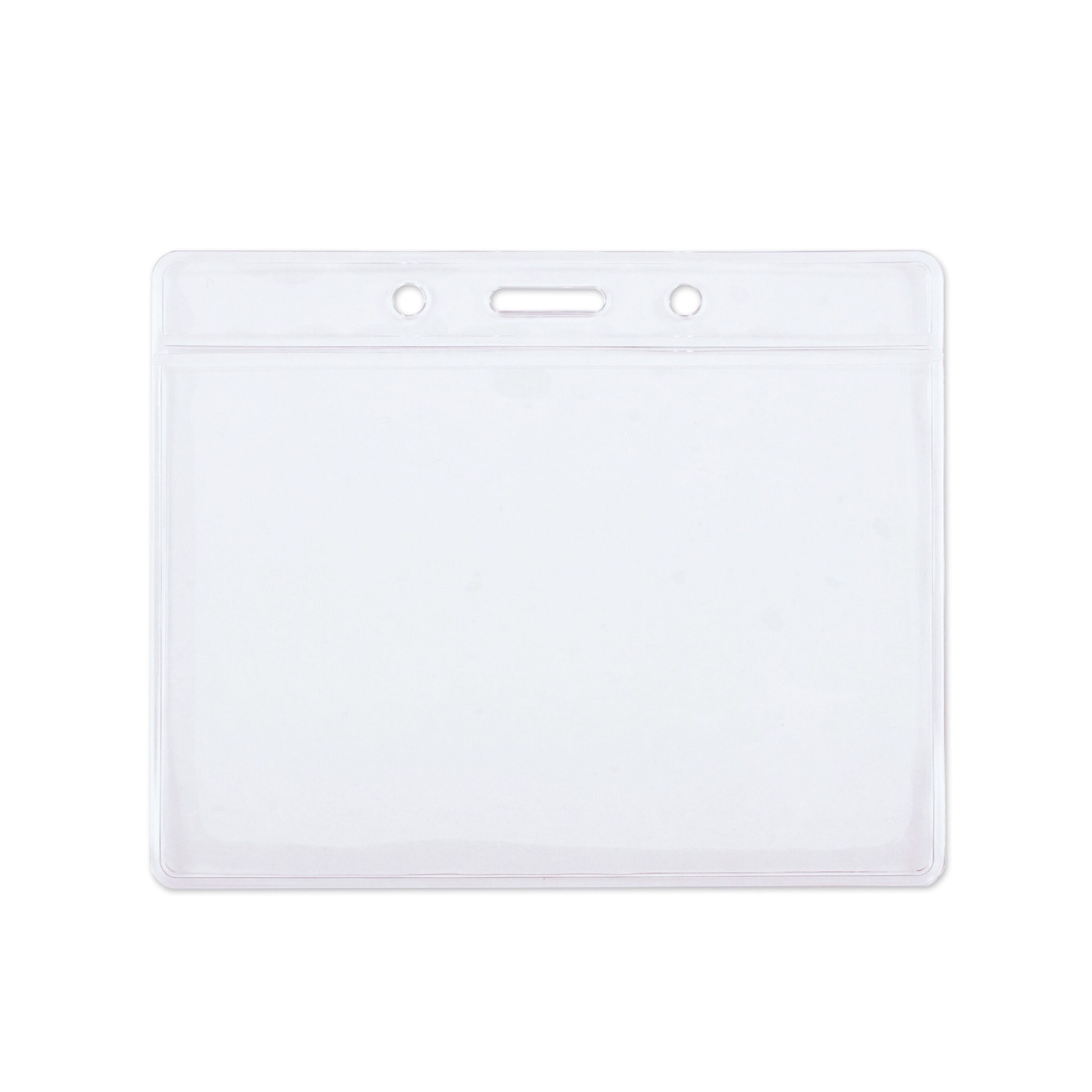 Ausweishalter quer - transparent-968