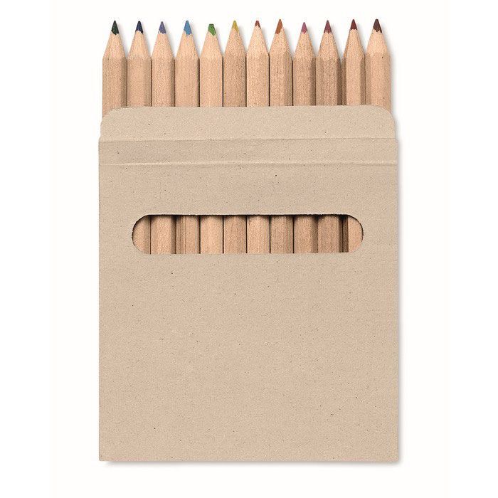 12 Buntstifte in Pappschachtel ARCOLOR - braun-248