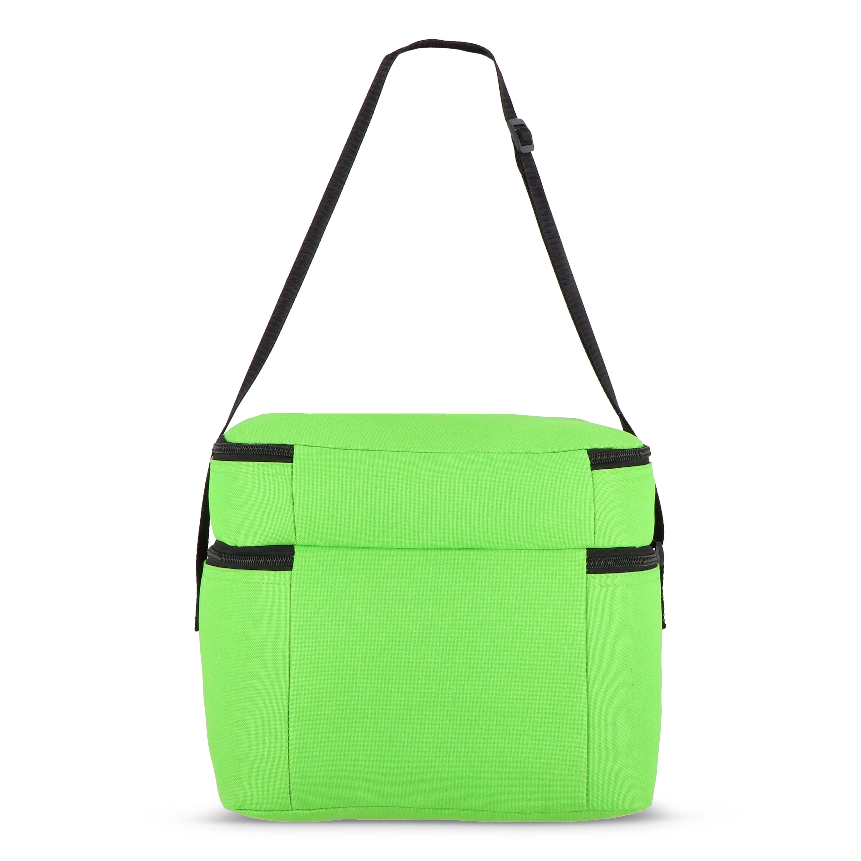 R-PET 600D Doppelfach-Kühltasche 30 x 20 x 25cm 12L - hellgrün-449