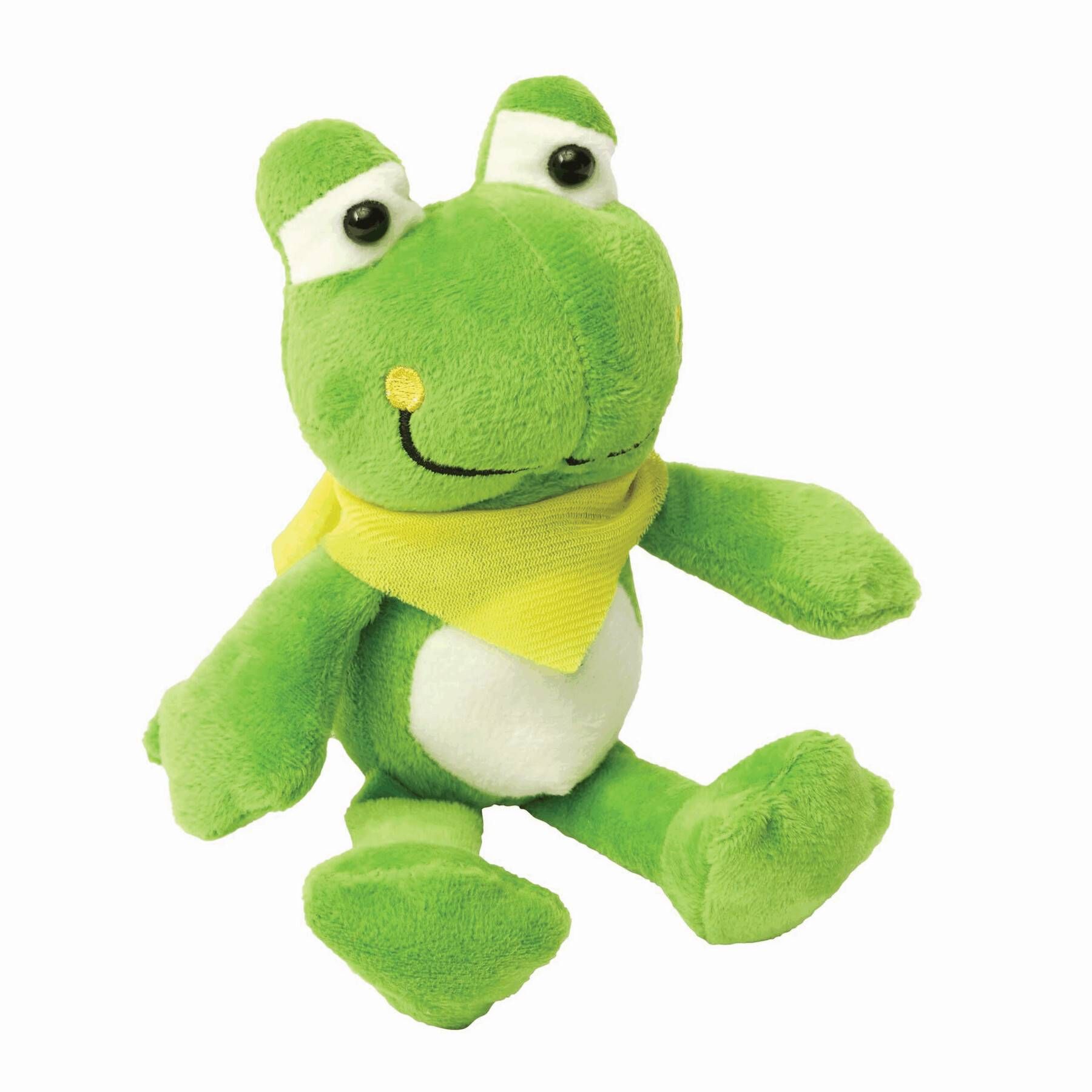 Plüsch-Frosch BERND - gelb - grün-218