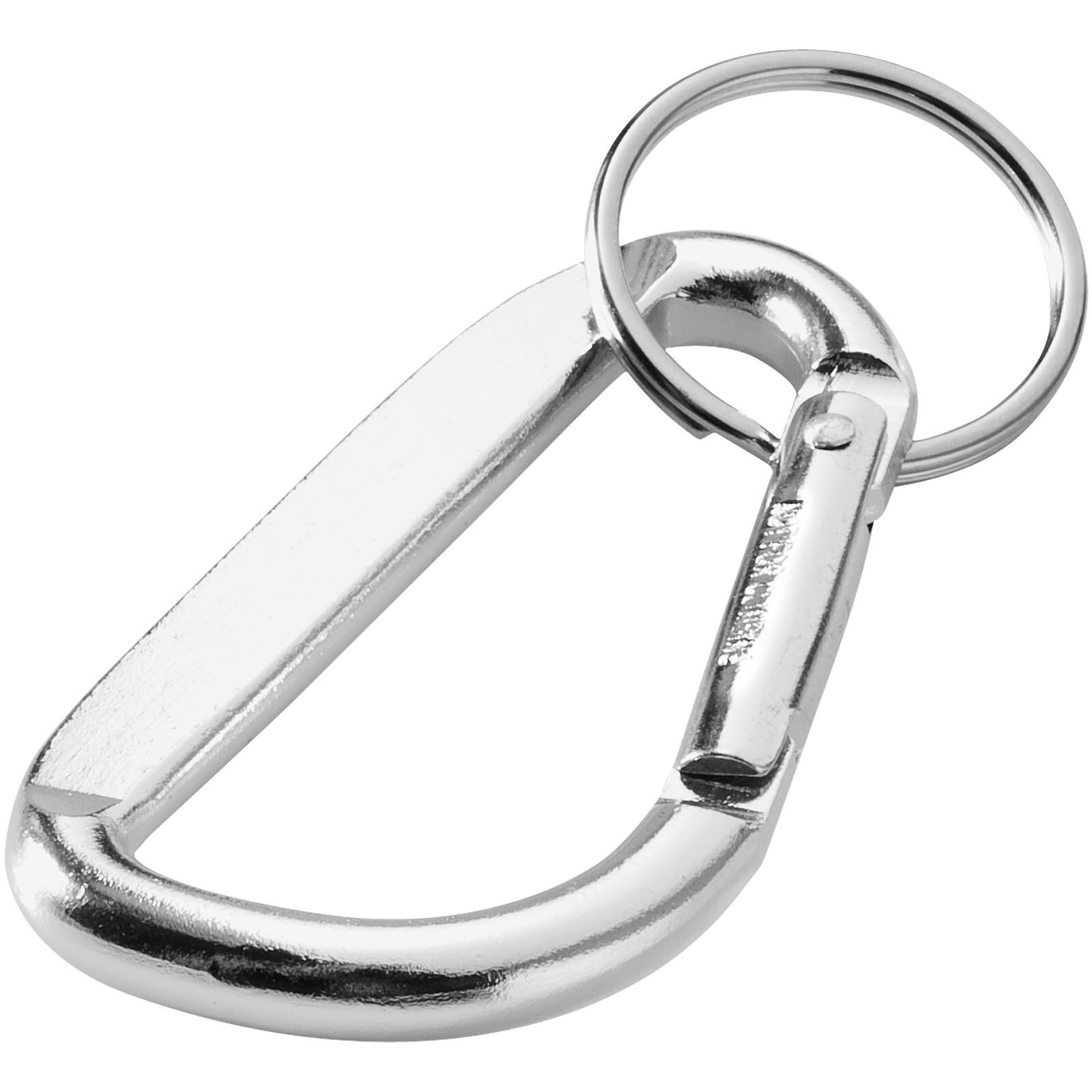 Timor RCS Karabiner Schlüsselanhänger aus recyceltem Aluminium  - silber-320