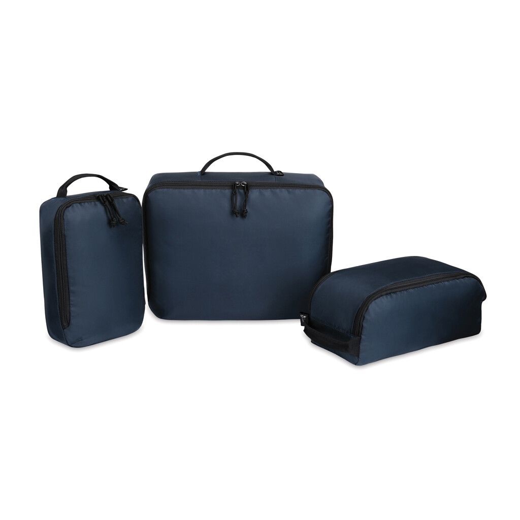 Renew AWARE™ rPET 3-teiliges Packing-Cube-Set - navy blau-103
