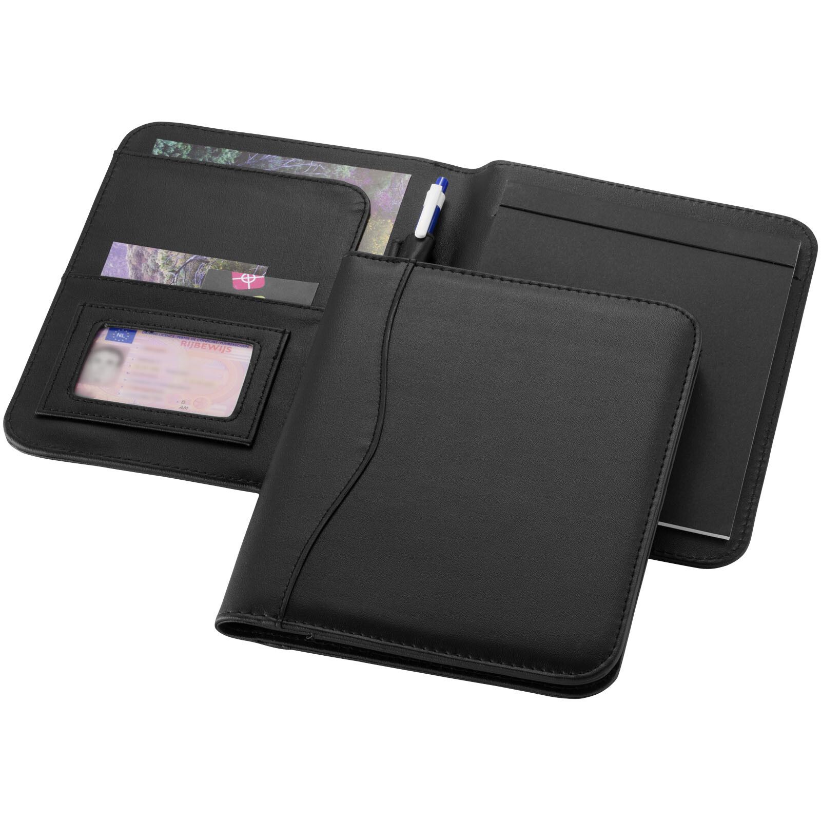 Ebony A5 Schreibmappe - schwarz-656