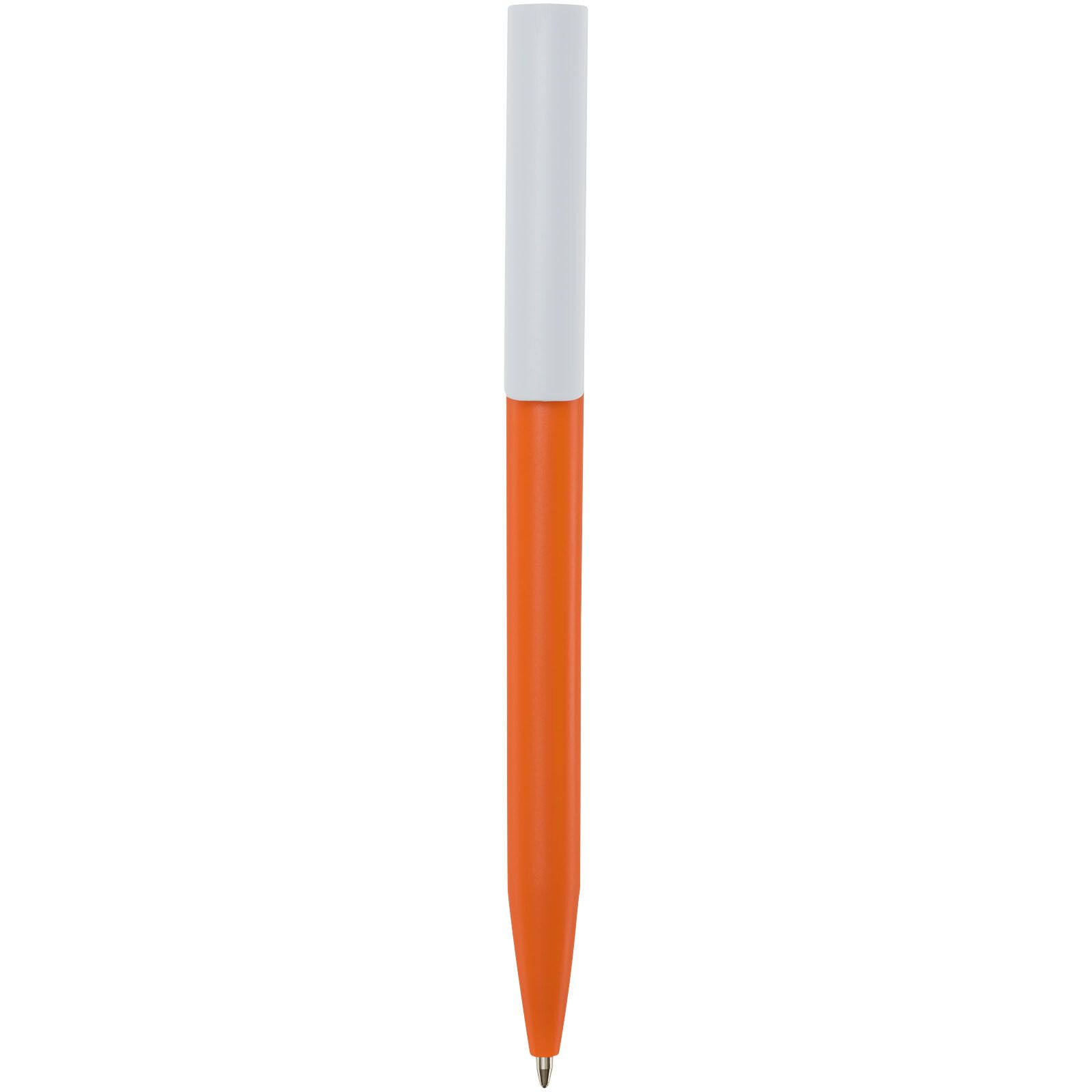 Unix Kugelschreiber aus recyceltem Kunststoff (blaue Mine) - orange-103