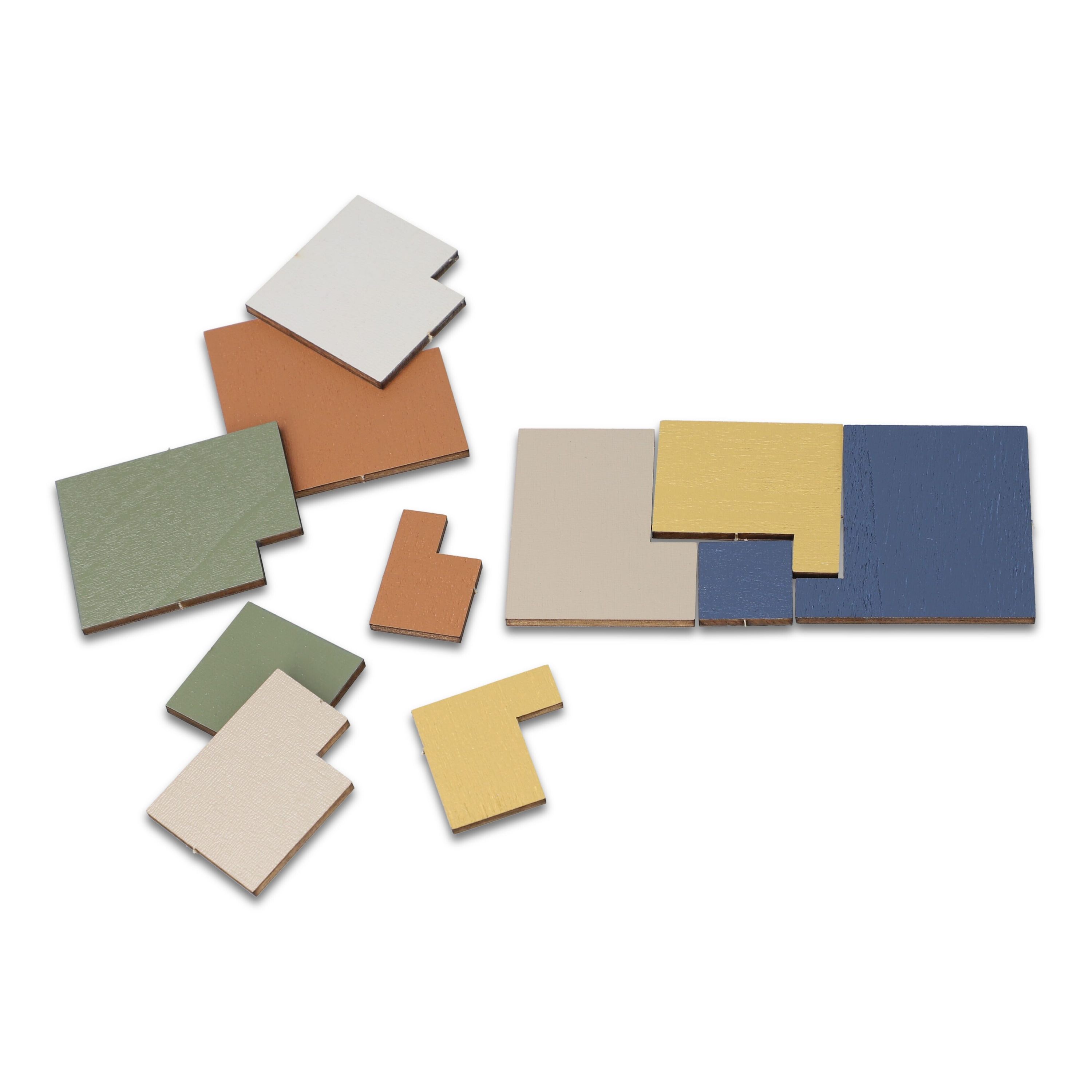 InSideOut  Holz Streichholzschachtel think IQ puzzle - neon sortiment-395
