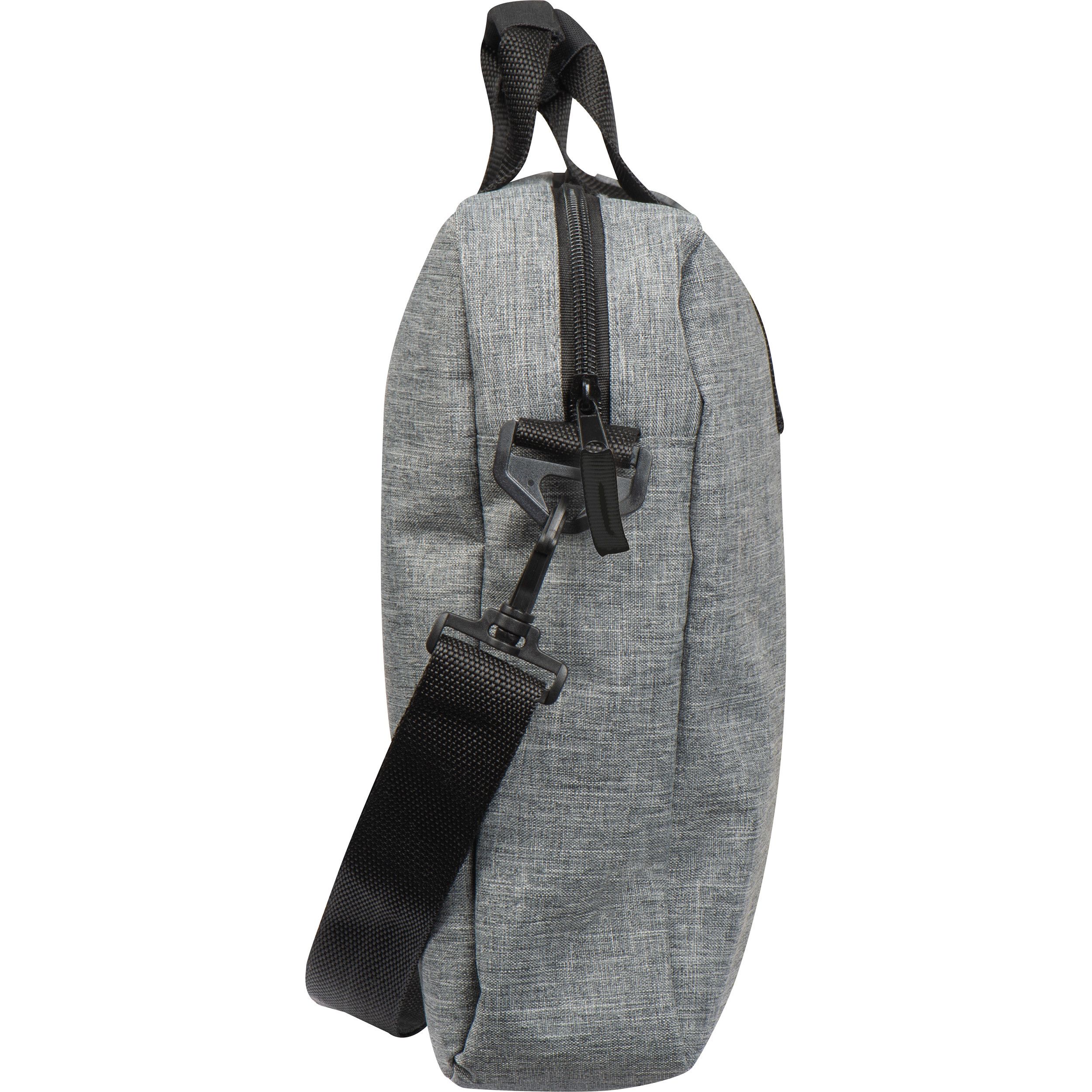 Dokumententasche aus Polyester - silbergrau-372
