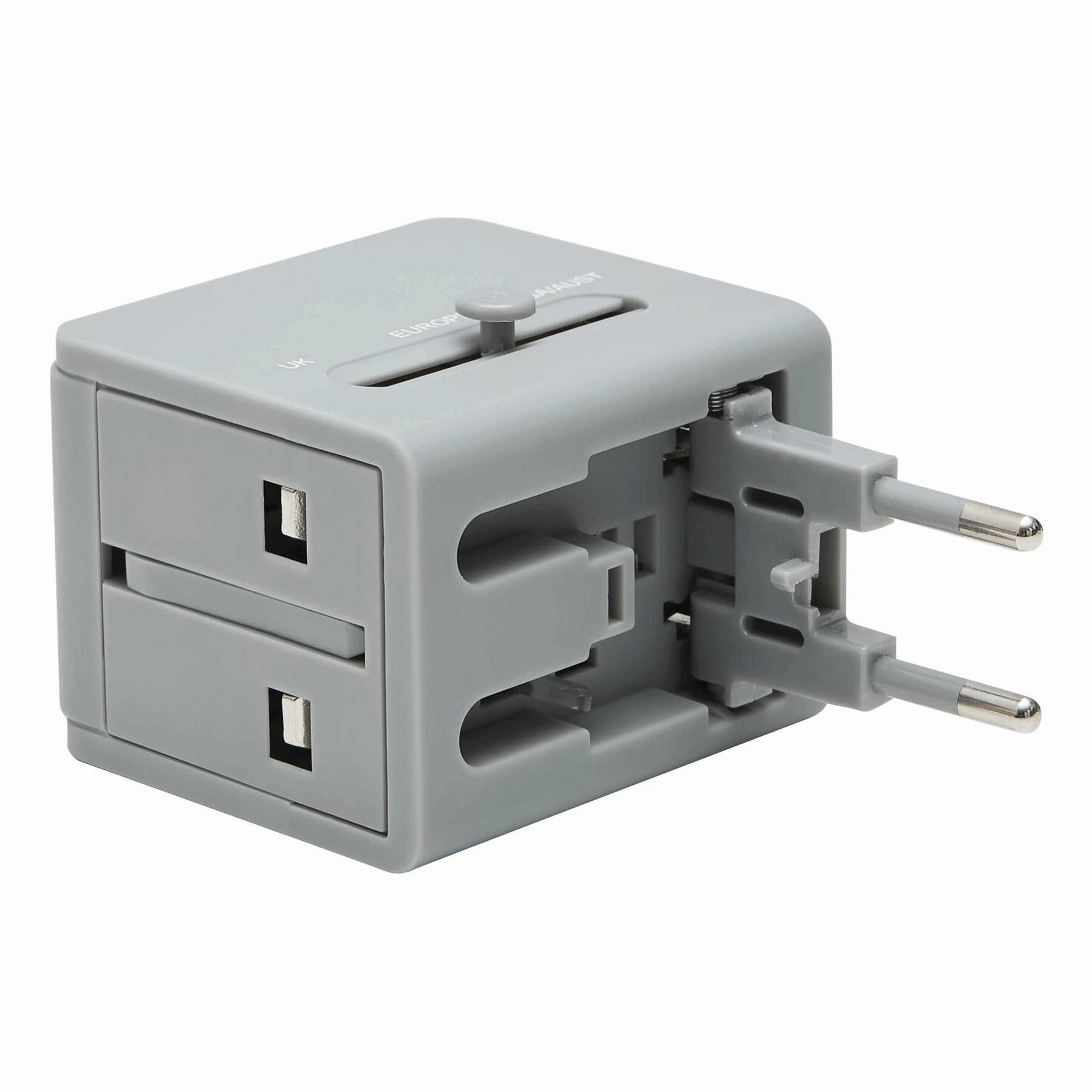 Reiseadapter TRAVEL MATE - grau-641