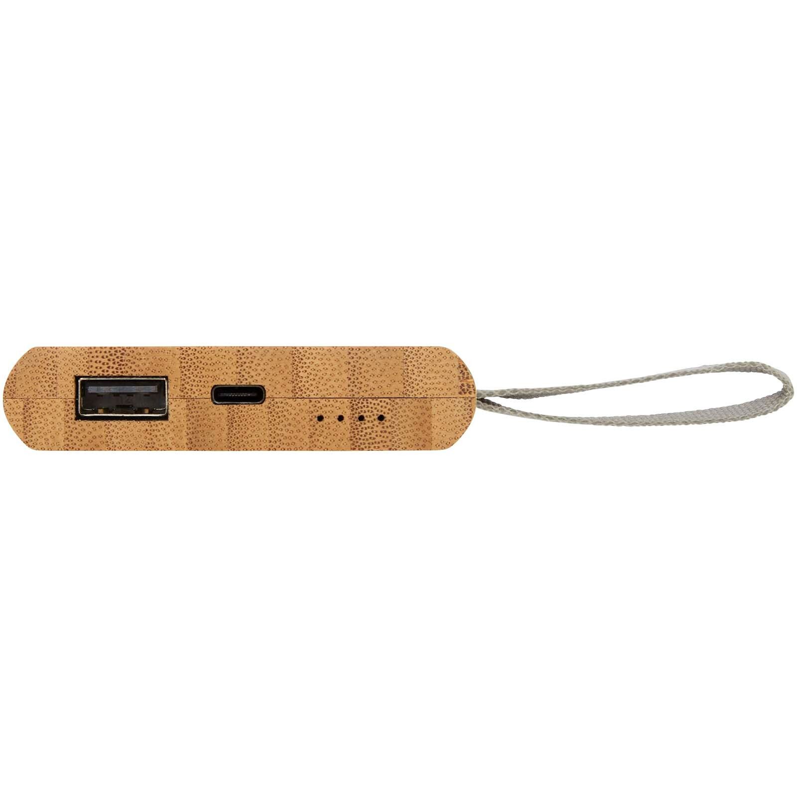 Tulda 5000 mAh Powerbank aus Bambus - natur-265