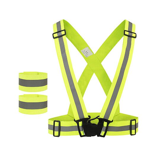Elastic Hi-Vis Body Belt Glarus - signal yellow-50