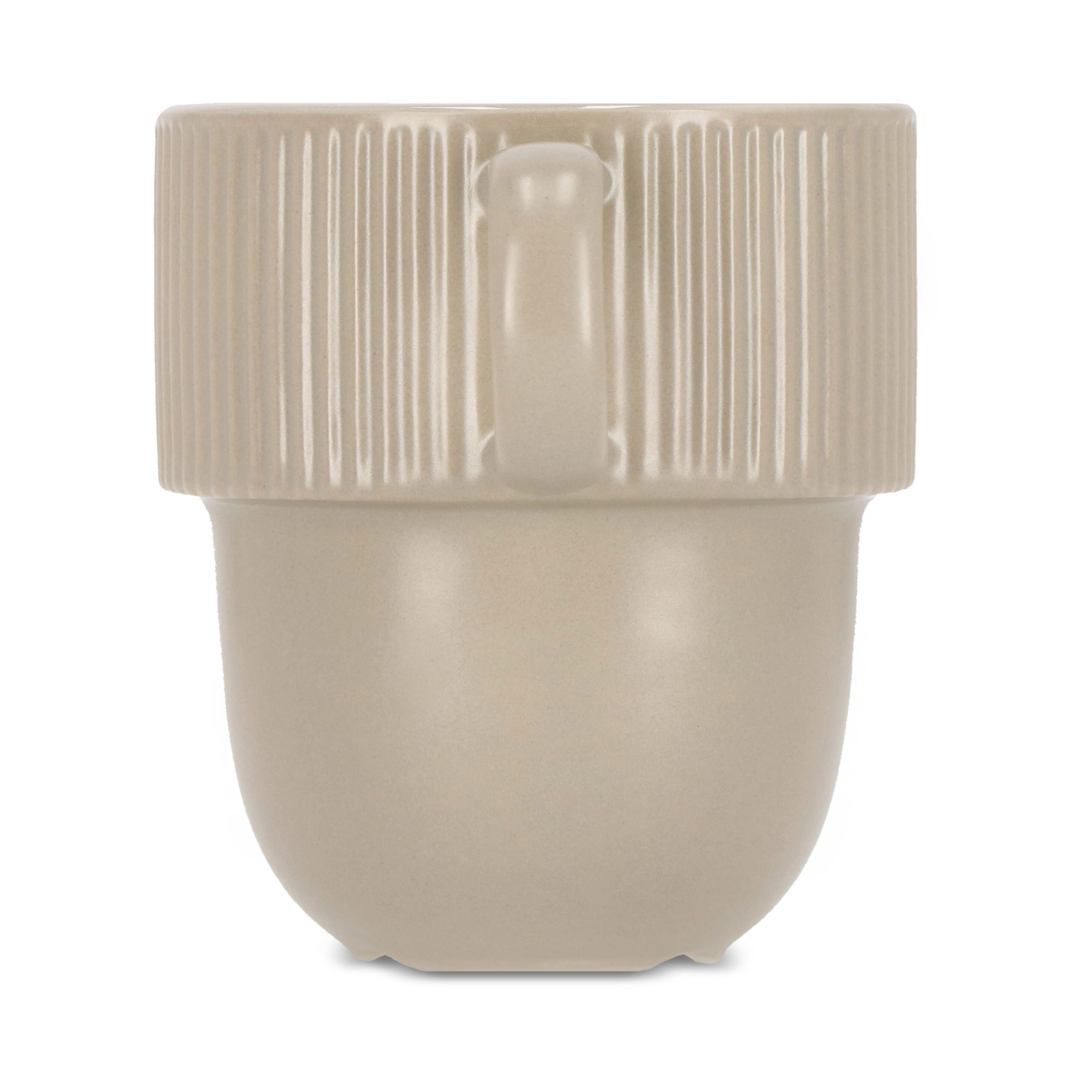Sagaform Inka Becher mit Ohr 270ml - hellgrau-713