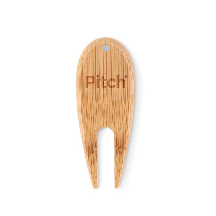 Golf-Pitchgabel Bambus BOGEY - holz-51