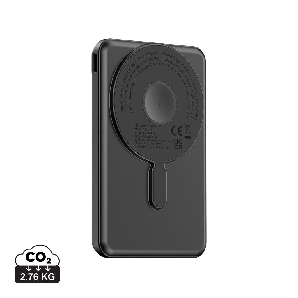 Urban Vitamin Redwood 5-in-1 5.000mAh 20W PD magn. Powerbank - schwarz-31