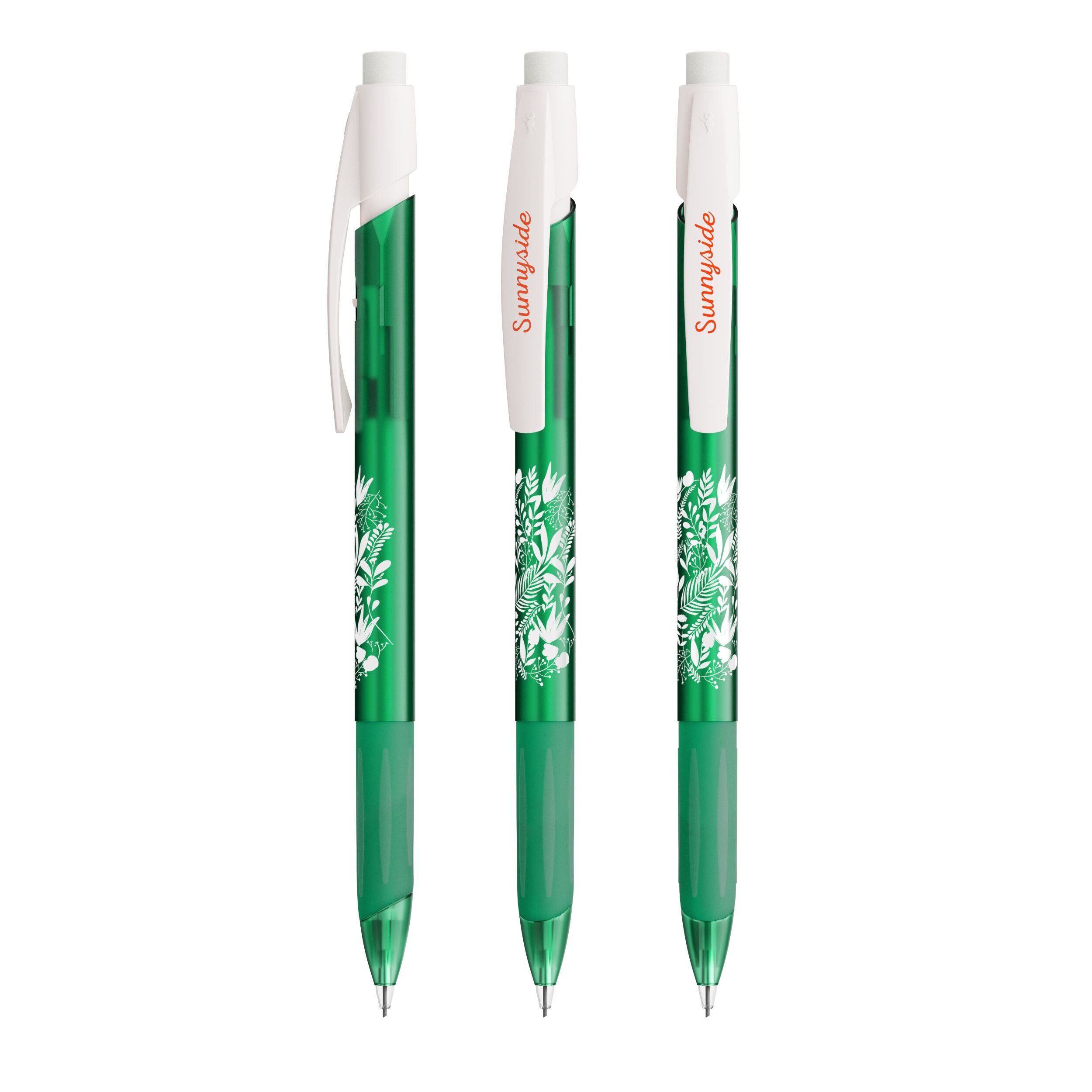 BIC® Media Clic Grip Druckbleistift - gefrostetes dunkelgrün - gefrostetes weiß-244