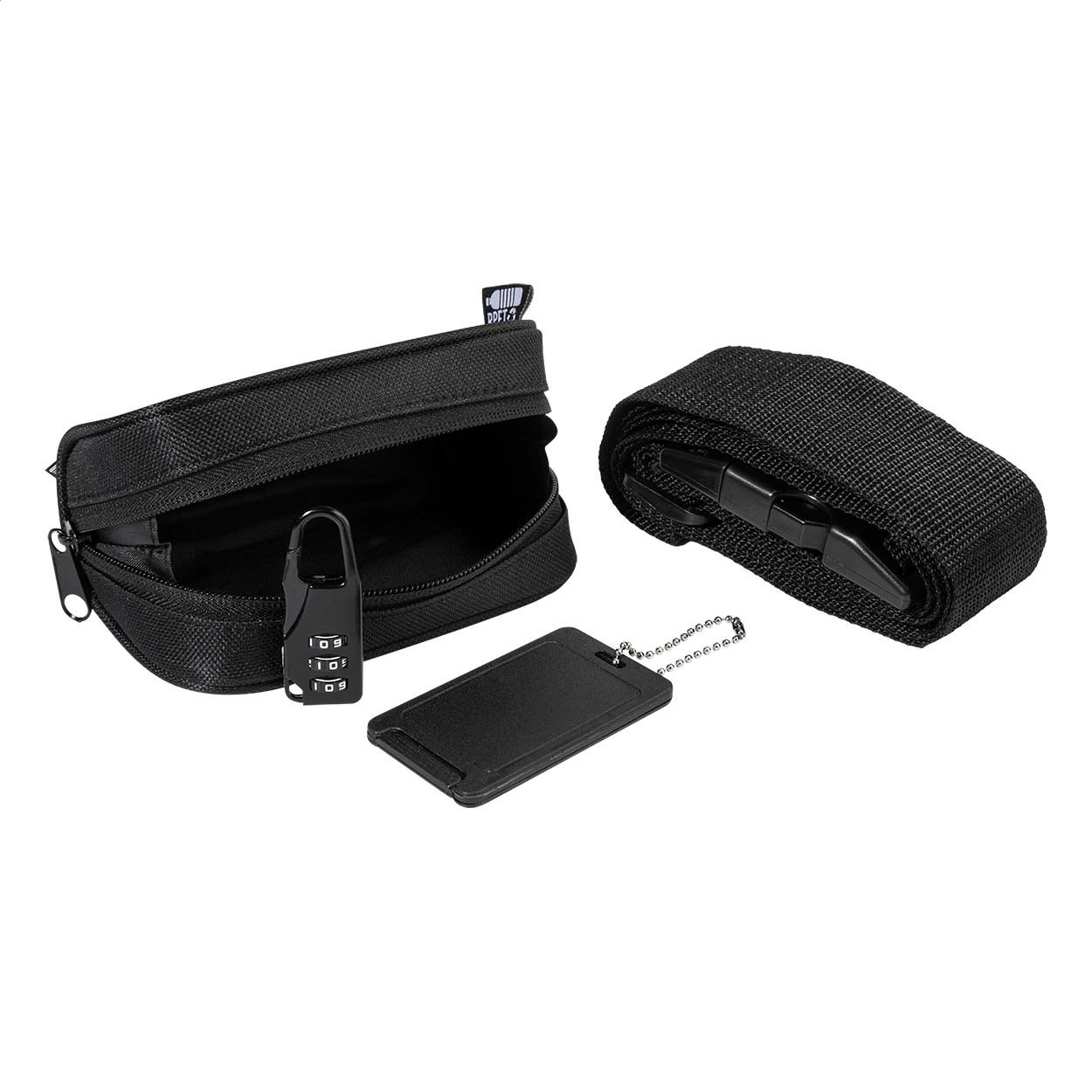 SafeTrip RPET-Reiseset - schwarz-683
