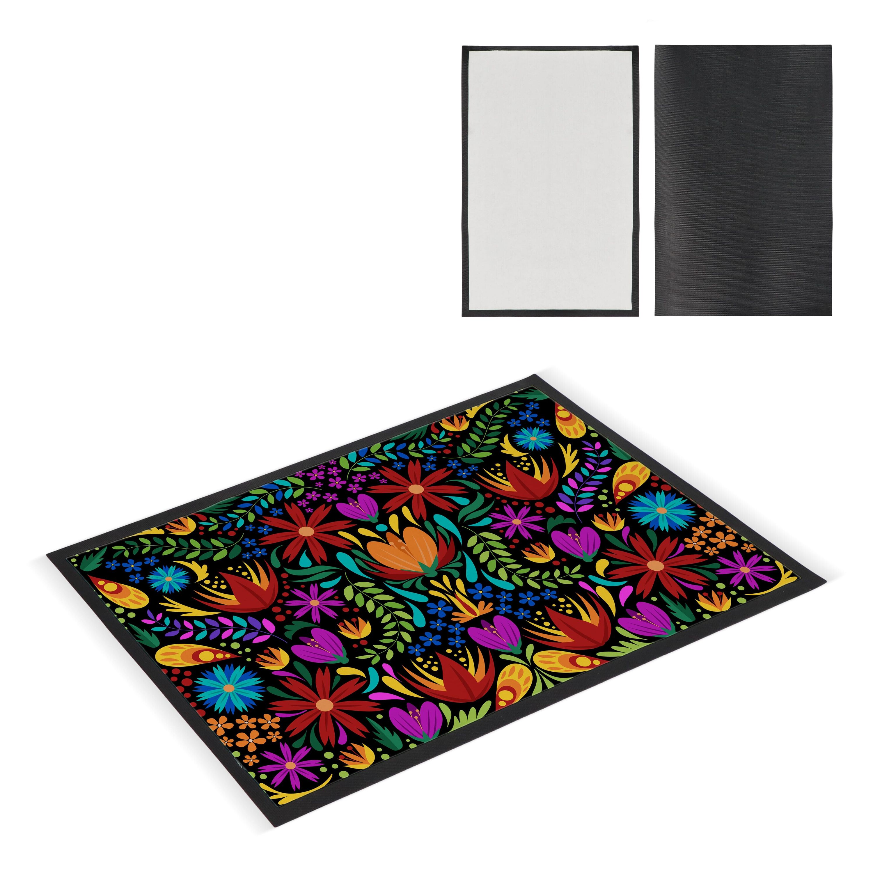Fußmatte Sublimation 50 x 75 cm - schwarz-323