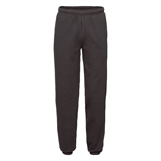 Premium Elasticated Cuff Jog Pants - black-805