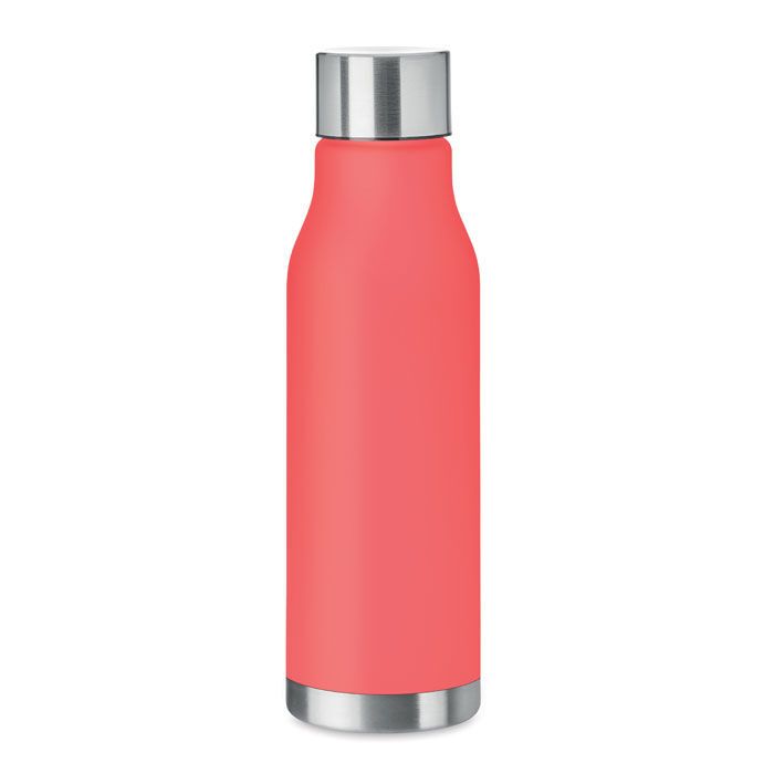 Trinkflasche RPET 600ml GLACIER RPET - transparent rot-698
