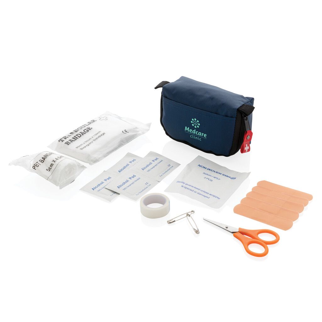 Erste Hilfe Set in Tasche - navy blau-581