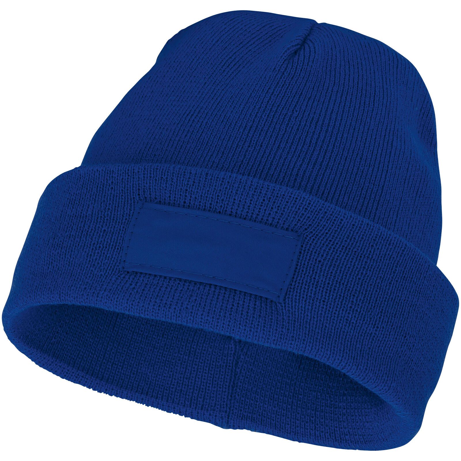 Boreas Mütze mit Aufnäher - blau - 0-356