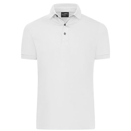Men´s Mercerised Polo Slim Fit - white-197