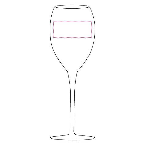 Veredelungsposition Glas Kelch