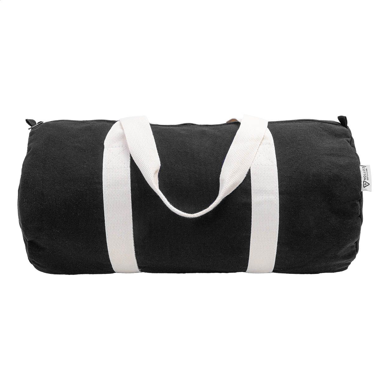 Rekan Duff Sporttasche aus recyceltem Canvas - schwarz-875