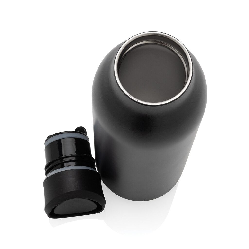 Avira Alok 360 Klick-Wasserflasche aus RCS rec. Stahl, 600ml - schwarz-561