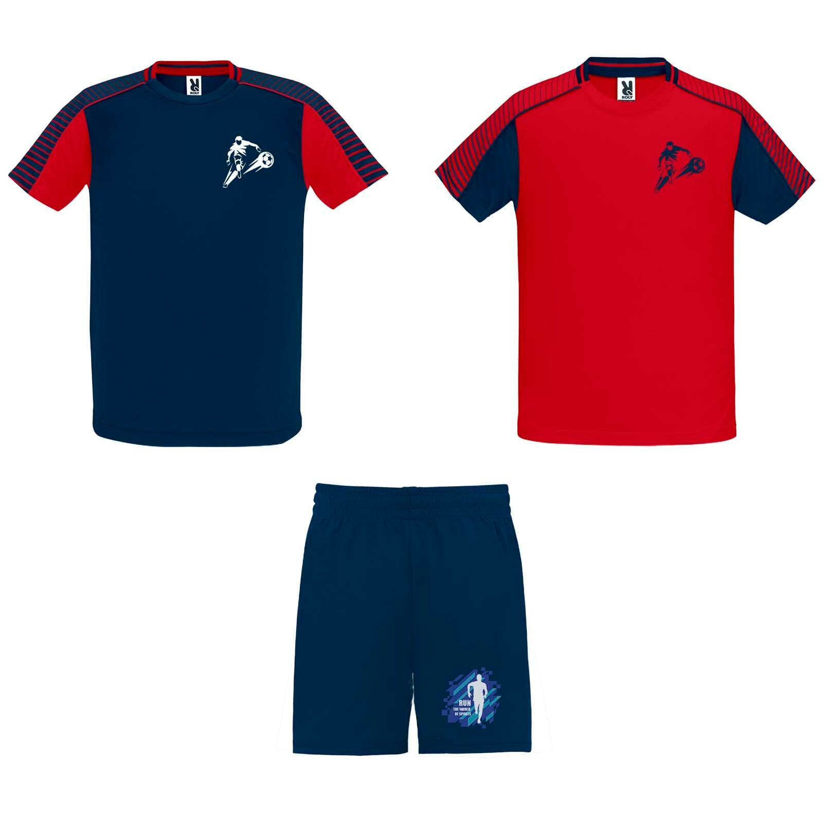 Juve Sport-Set   - rot -  marineblau - XL-955