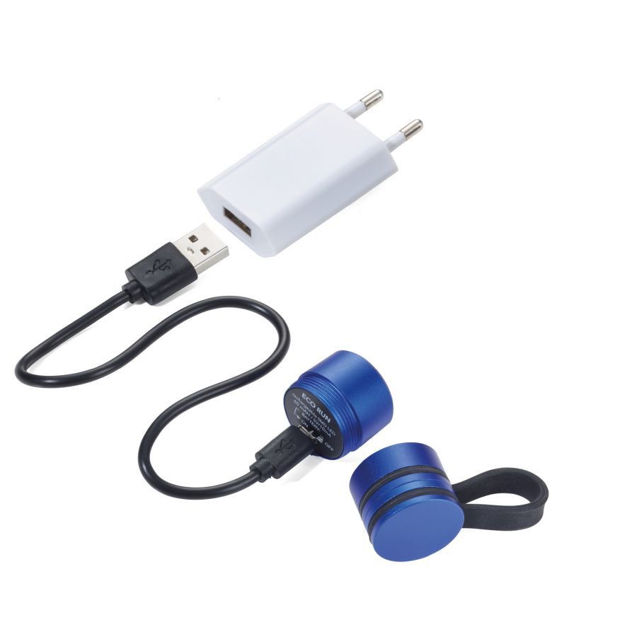 Troika Taschenlampe RUN - blau - schwarz-866