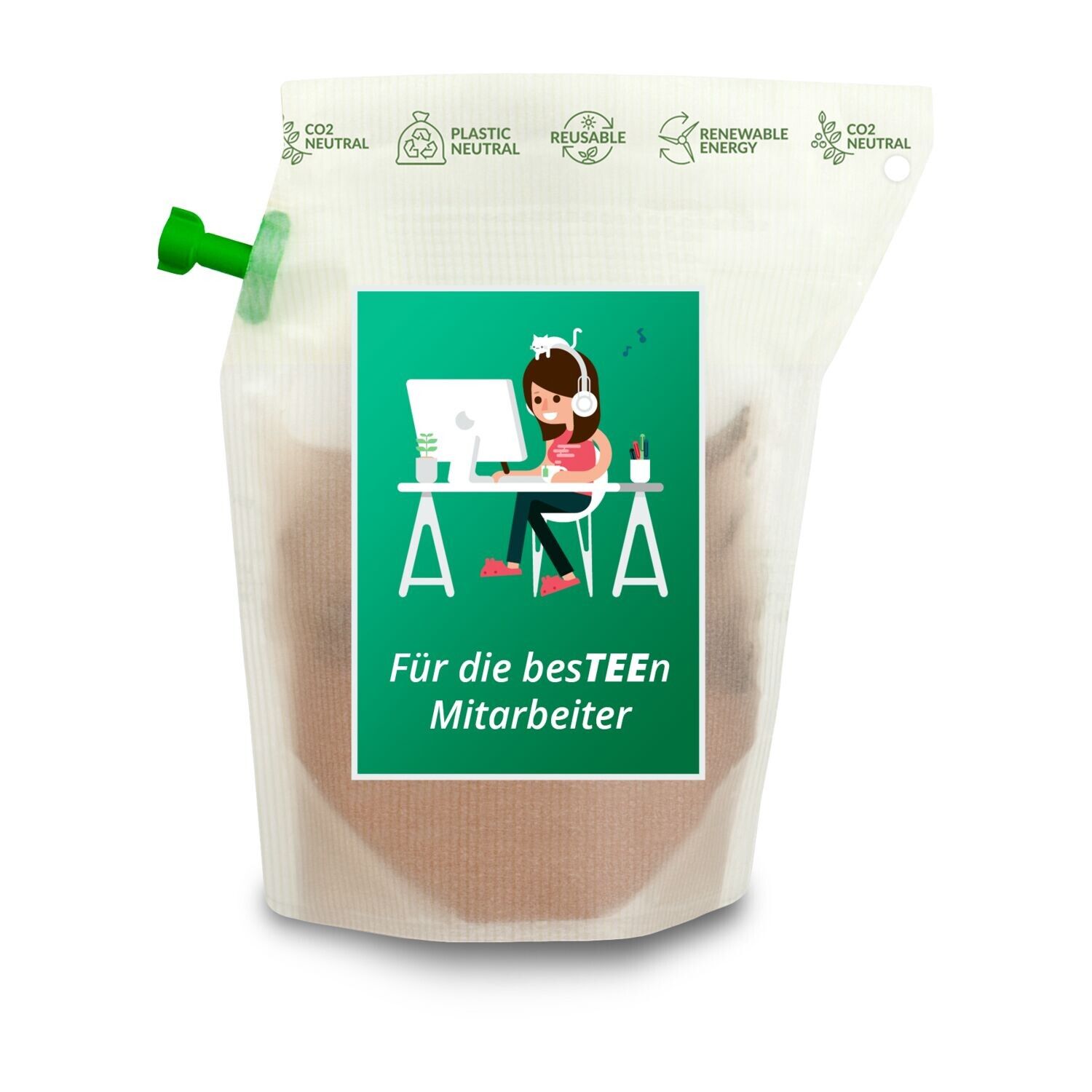 Tee-Brühbeutel, Für die besTEEn Mitarbeiter, Tasty Berry, wiederverwendbar-650